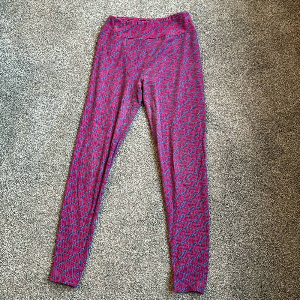 Lularoe triangle pattern leggings